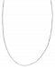 14k White Gold Necklace, 16-20" Box Chain (5/8mm)