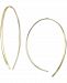 Argento Vivo Large Circle Threader Earrings in Gold-Plate Over Sterling Silver