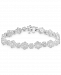Diamond Flower Cluster Link Bracelet (10 ct. t. w. ) in 14k White Gold