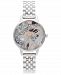 Olivia Burton Women's Abstract Floral Stainless Steel Bracelet Watch 30mm