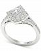 Diamond Flower-Inspired Halo Ring (3/4 ct. t. w. ) in 14k White Gold