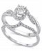 Certified Diamond (3/8 ct. t. w. ) Bridal Set in 14K White Gold