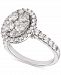 Diamond (2 ct. t. w. ) Halo Engagement Ring in 14k White Gold