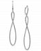 Diamond Infinity Twist Drop Earrings (1/3 ct. t. w. ) in 14k White Gold