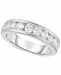 Diamond Bead Edge Channel-Set Band (9/10 ct. t. w. ) in 14k White Gold
