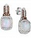 Le Vian Neopolitan Opal (2 ct. t. w) & Diamond (7/8 ct. t. w. ) Drop Earrings in 14k White Gold