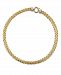14k Gold Necklace, Diamond Spiga (1/8 ct. t. w. )