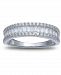 Giani Bernini Cubic Zirconia Baguette Band in Sterling Silver, Created for Macy's