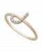 Diamond Initial Ring (1/10 ct. t. w. ) in 14k Gold