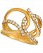 Le Vian Nude Diamond (7/8 ct. t. w. ) Interlocking Statement Ring in 14k Gold