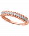 Diamond Beaded Band (1/6 ct. t. w. ) in 14k Rose Gold