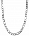 Figaro Link 24" Chain Necklace in Stainless Steel