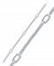 Diamond Intermittent Large Link Tennis Bracelet (1/2 ct. t. w. ) in Sterling Silver