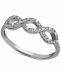 Diamond Infinity Ring (1/10 ct. t. w. ) in Sterling Silver