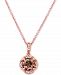 Le Vian Chocolatier Diamond 18" Pendant Necklace (3/4 ct. t. w. ) in 14k Rose Gold