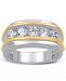 Men's Diamond Ring (1-1/2 ct. t. w. ) in 10k Gold & White Gold