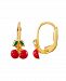 Children's Cherry Earrings in 10K Yellow Gold