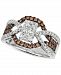 Le Vian Diamond Cluster Crossover Statement Ring (1 ct. t. w. ) in 14k White Gold