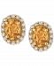 Le Vian Papaya Morganite (1-1/10 ct. t. w. ) and Diamond (1/4 ct. t. w. ) Stud Earrings in 14k Gold