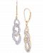 Wrapped in Love Diamond Link Drop Earrings (1 ct. t. w. ) in 14k Gold over Sterling Silver, Created for Macy's