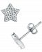 Giani Bernini Cubic Zirconia Star Stud Earrings in Sterling Silver, Created for Macy's