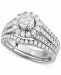 Macy's Star Signature Diamond Halo Engagement Bridal Set (1-3/4 ct. t. w. ) in 14k White Gold