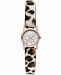 Dkny Women's Soho Three-Hand Leopard-Print Leather Strap Watch, 22mm