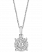 Diamond Pendant Necklace (1/4 ct. t. w. ) in 14k White Gold