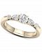 Diamond Round & Pear Engagement Ring (1 ct. t. w. ) in 14k Gold