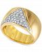 Diamond Chevron Wide Band Statement Ring (3/8 ct. t. w. ) in 14k Gold