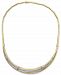 Effy Diamond Tri-Color 16" Statement Necklace (2 ct. t. w. ) in 14k Gold, 14k White Gold and 14k Rose Gold