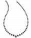 Diamond Cluster 18" Statement Necklace (5 ct. t. w. ) in Sterling Silver