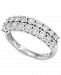 Forever Grown Diamonds Lab-Created Diamond Double Row Statement Ring (1/3 ct. t. w. ) in Sterling Silver