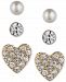 lonna & lilly Trio Set of Small Stud Earrings