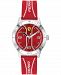 Ferrari Kid's Academy Red Silicone Strap Watch 34mm Women's Shoes
