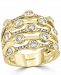 Effy Diamond Multirow Statement Ring (1-1/8 ct. t. w. ) in 14k Gold