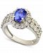 Sapphire (1-1/4 ct. t. w. ) and Diamond (1/4 ct. t. w. ) Ring in 14k White Gold (Also Available in Tanzanite)