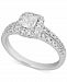Diamond Cushion Halo Engagement Ring (1-1/5 ct. t. w. ) in 14k White Gold