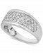 Diamond Cluster Band (1 ct. t. w. ) in 14k White Gold