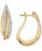 Wrapped in Love Diamond Twist Hoop Earrings ( 1/2 ct. t. w. ) in 14k Gold, Created for Macy's