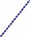 Effy Tanzanite (8-7/8 ct. t. w. ) and Diamond (1/4 ct. t. w. ) Tennis Bracelet in 14k White Gold, Created for Macy's