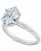Diamond Oval Solitaire Engagement Ring (1-1/2 ct. t. w. ) in 14k White Gold