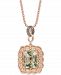 Le Vian Mint Julep Quartz (5-1/2 ct. t. w. ) & Diamond (1/3 ct. t. w. ) 20" Pendant Necklace in 14k Rose Gold