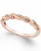 Diamond Twisted Band (1/8 ct. t. w. ) in 14K Yellow, White or Rose Gold