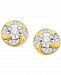 Diamond Cluster Stud Earrings (1/4 ct. t. w. ) in 10k Gold