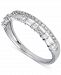 Diamond Double Row Band (3/8 ct. t. w. ) in 14k White Gold