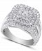 Diamond Composite Engagement Ring (3 ct. t. w. ) in 14k White Gold