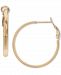 Giani Bernini Small Polished Hoop Earrings in 18k Gold-Plated Sterling Silver, 0.79", Created for Macy's