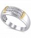 Men's Certified Diamond (1/4 ct. t. w. ) Ring in 14K White and Yellow Gold
