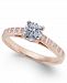 Diamond Miracle-Plate Engagement Ring (3/8 ct. t. w. ) in 14k Rose Gold